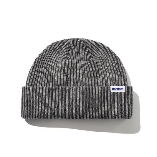 Bleached Wharfie Beanie - Black