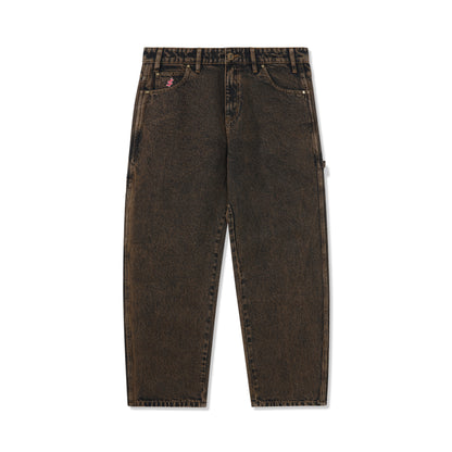 Blockout Denim Jeans - Acid Brown Wash