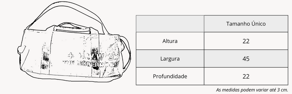 Duffle Bag "H.W.W." - Black