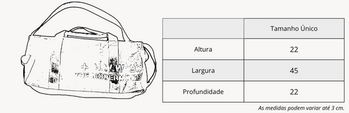 Duffle Bag "H.W.W." - Black