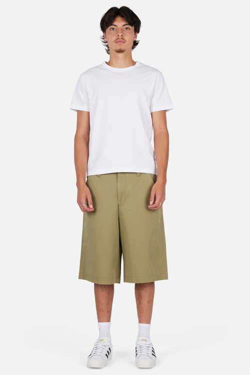 Baggy Chino Shorts - Light Military