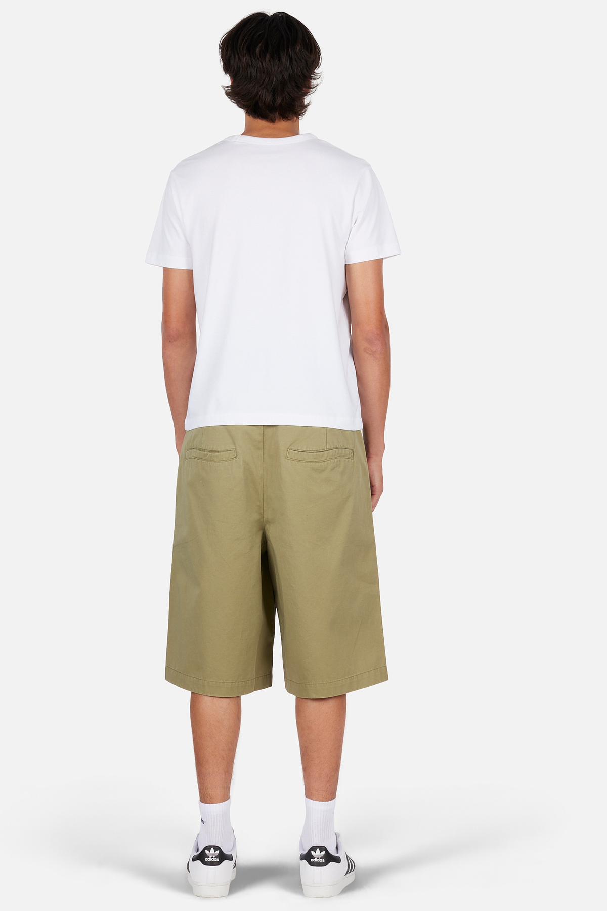Baggy Chino Shorts - Light Military