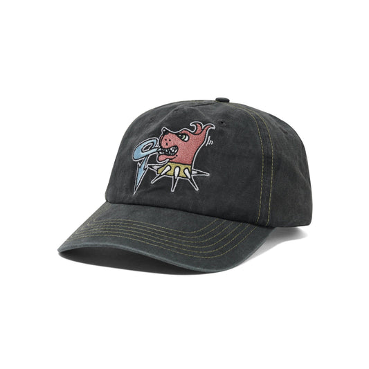 Canine 5 Panel Cap - Washed Black