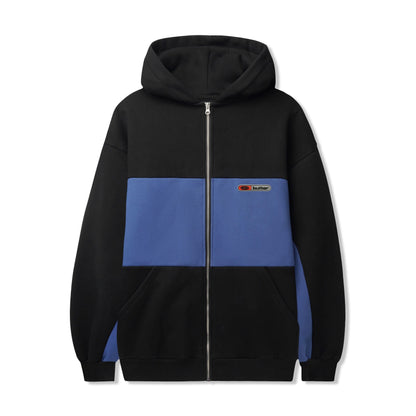 Panel Zip-Thru Hood - Black