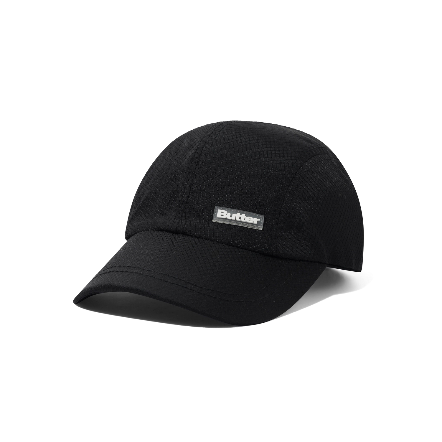 Stride 4 Panel Cap - Black