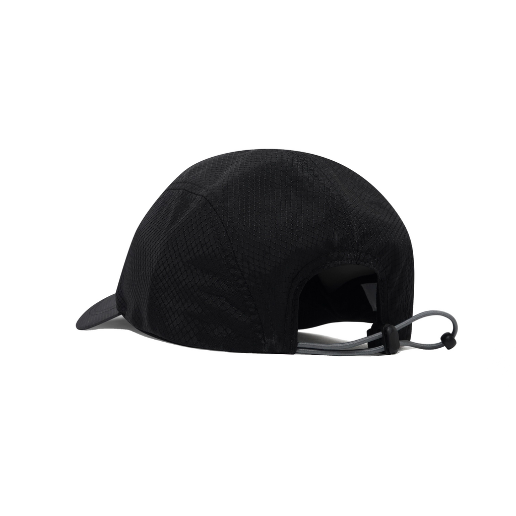 Stride 4 Panel Cap - Black