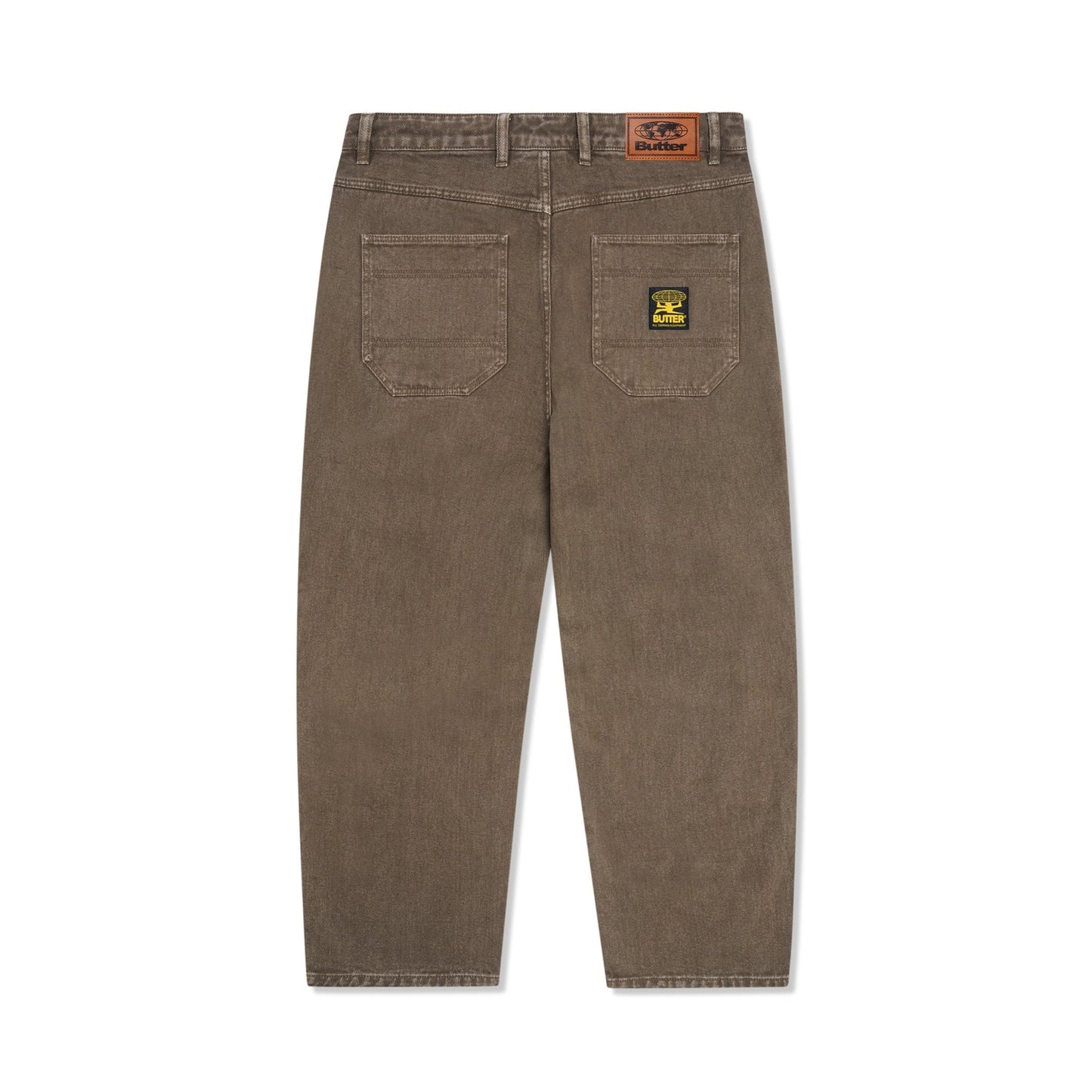 Patch Pocket Denim Jeans- Sandalwood