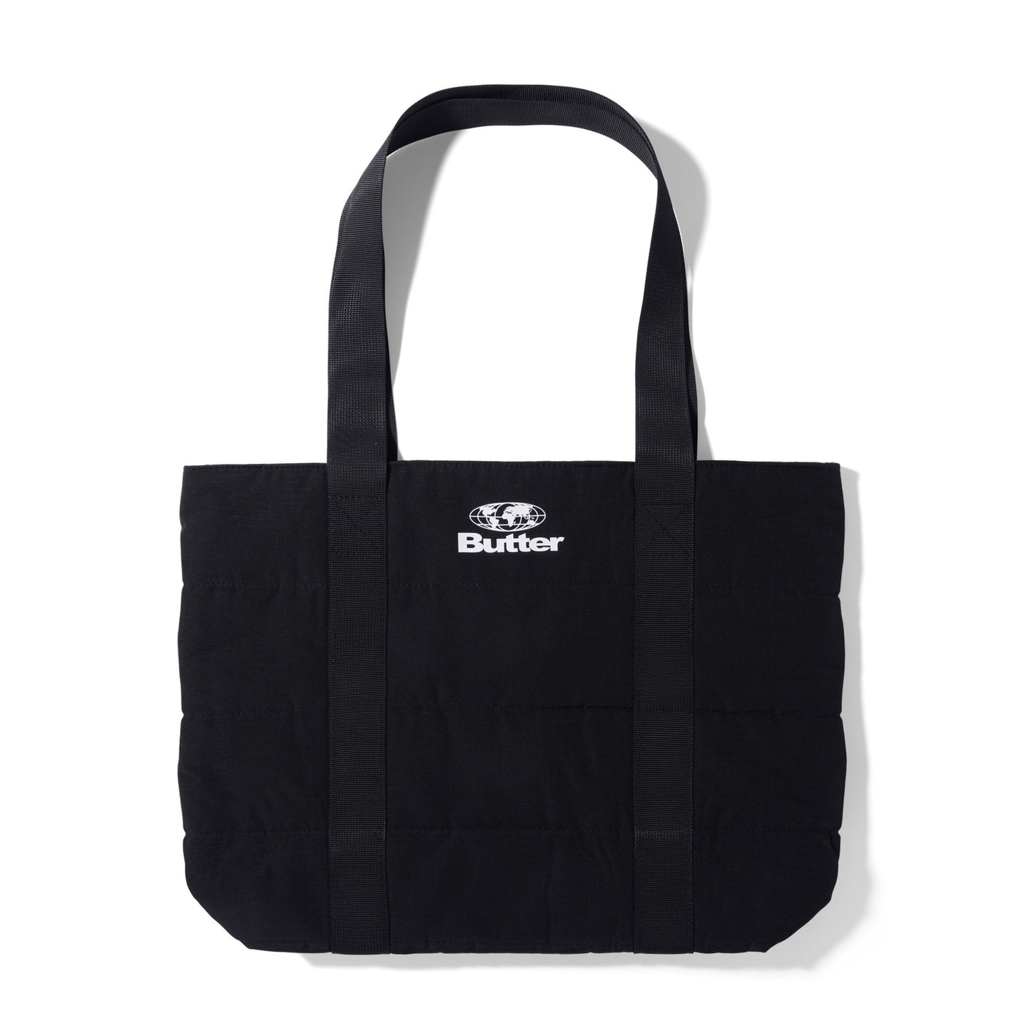 Ripstop Puffer Tote Bag - Black