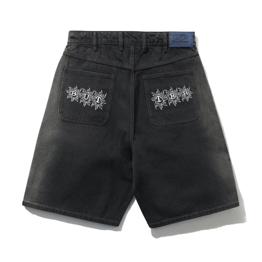 Butter® Bronco Denim Shorts, Washed Blackv
