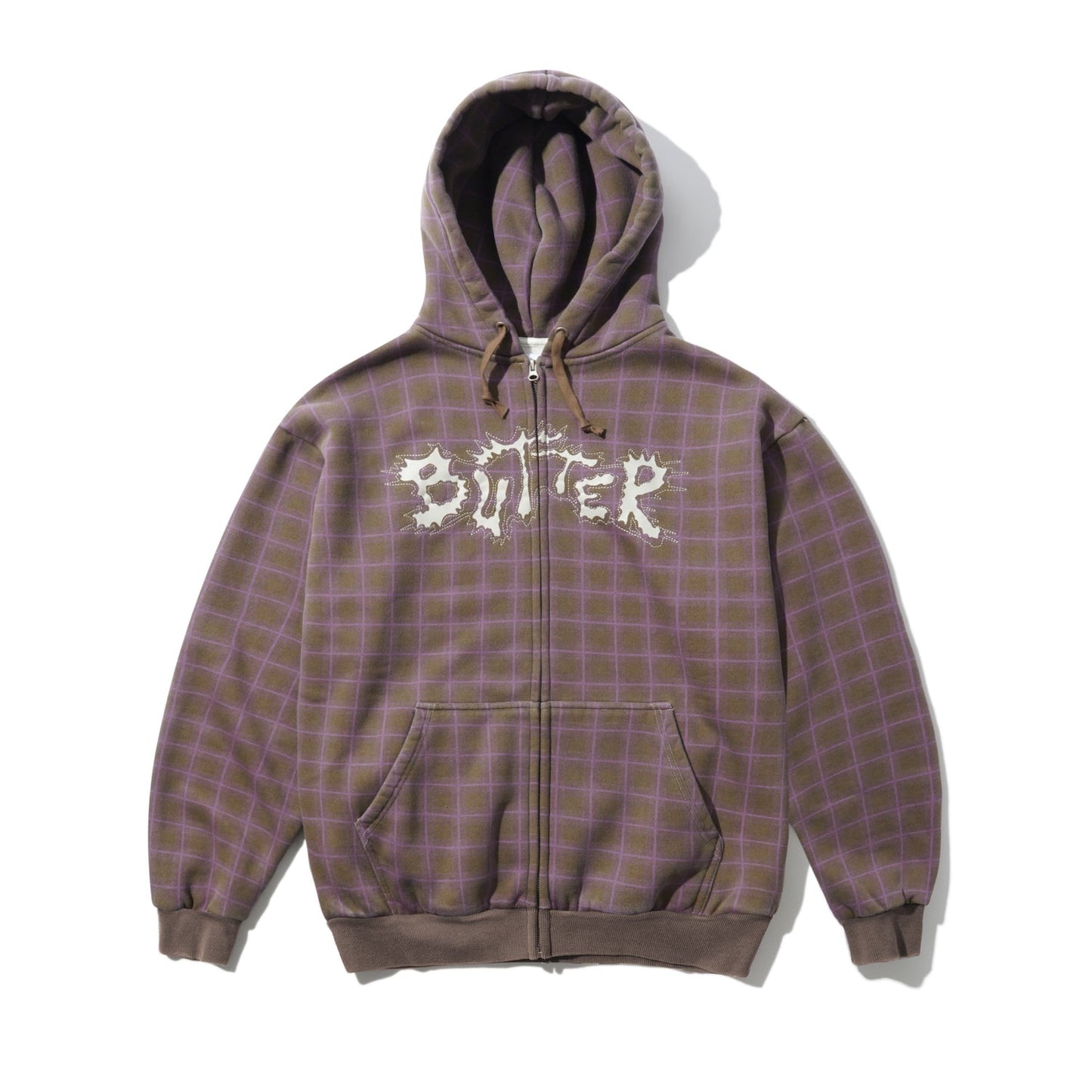 Eruption Zip-Thru Hoodie - Plaid