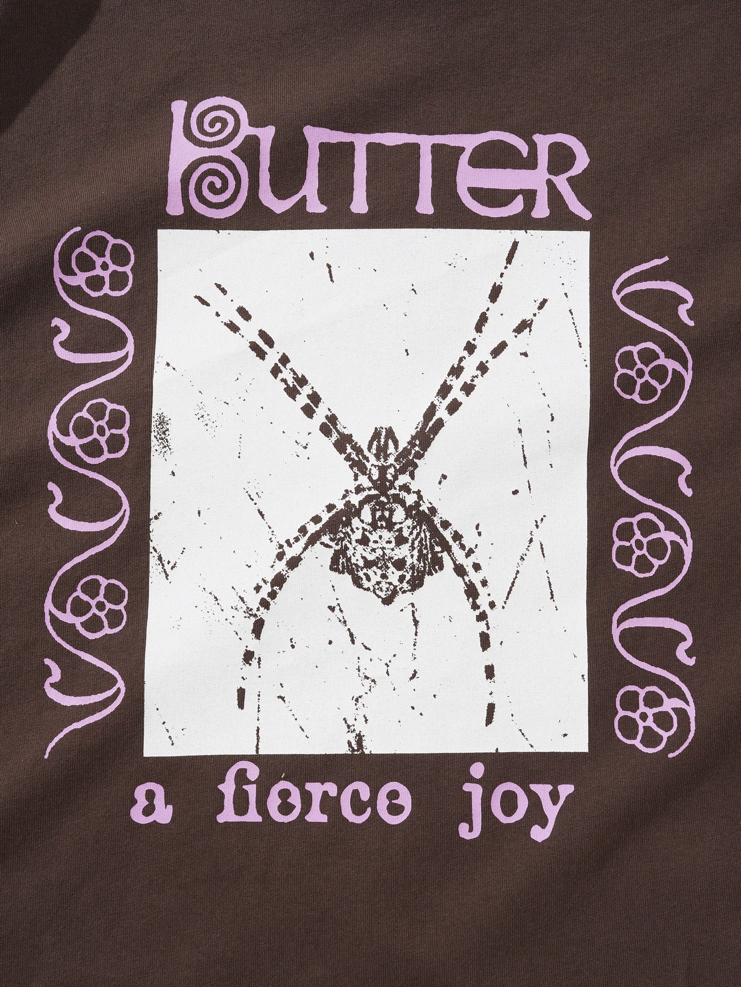 Butter Goods Fierce Joy T-Shirt - Chocolate