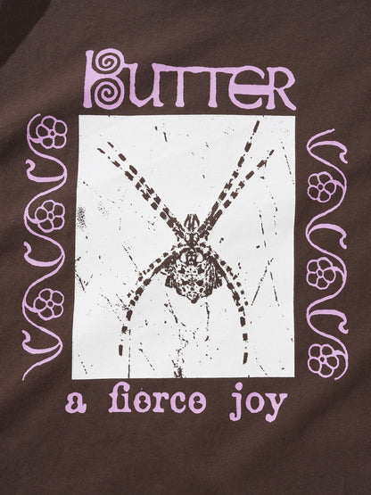 Butter Goods Fierce Joy T-Shirt - Chocolate