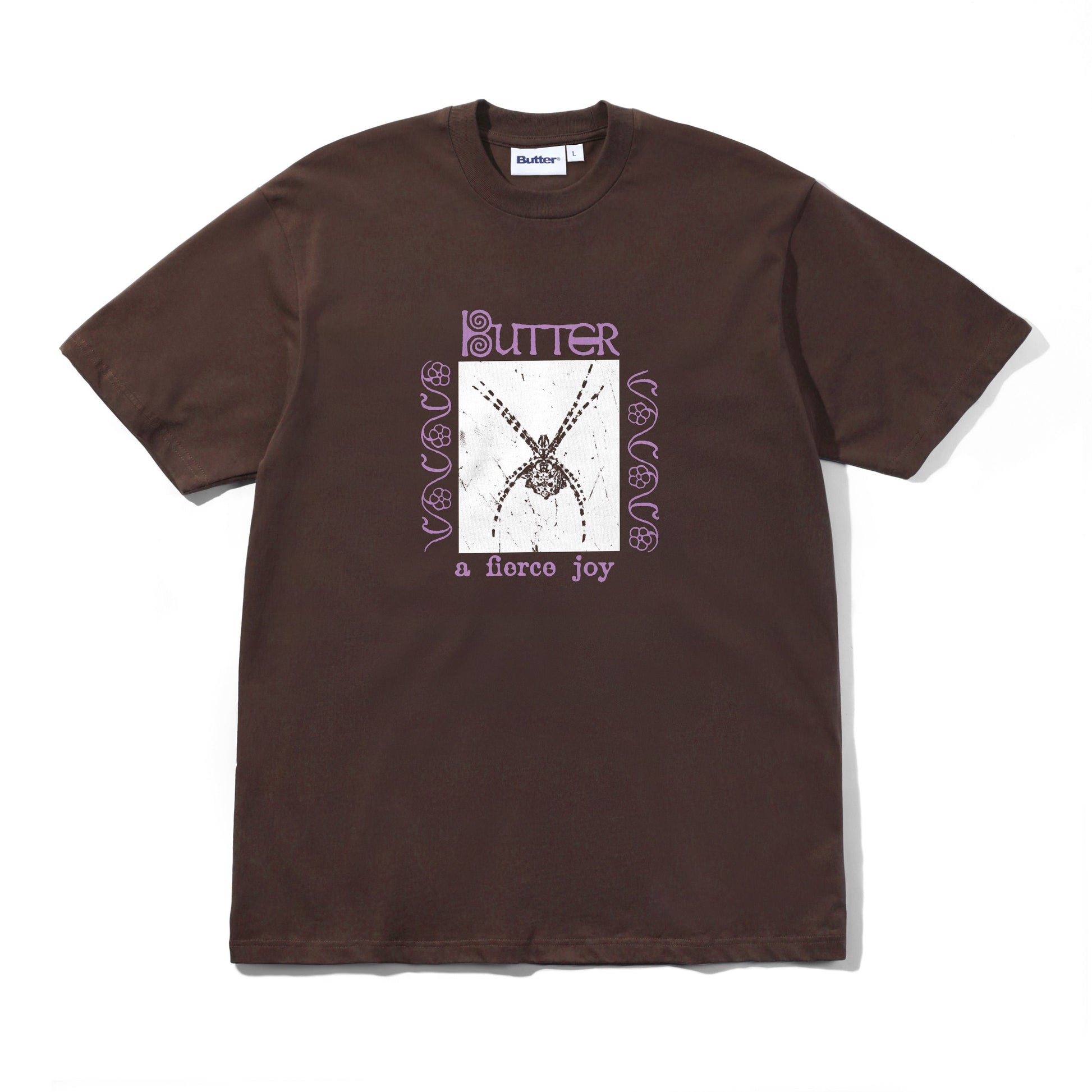 Butter Goods Fierce Joy T-Shirt - Chocolate