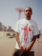 Black Moses Tee - White