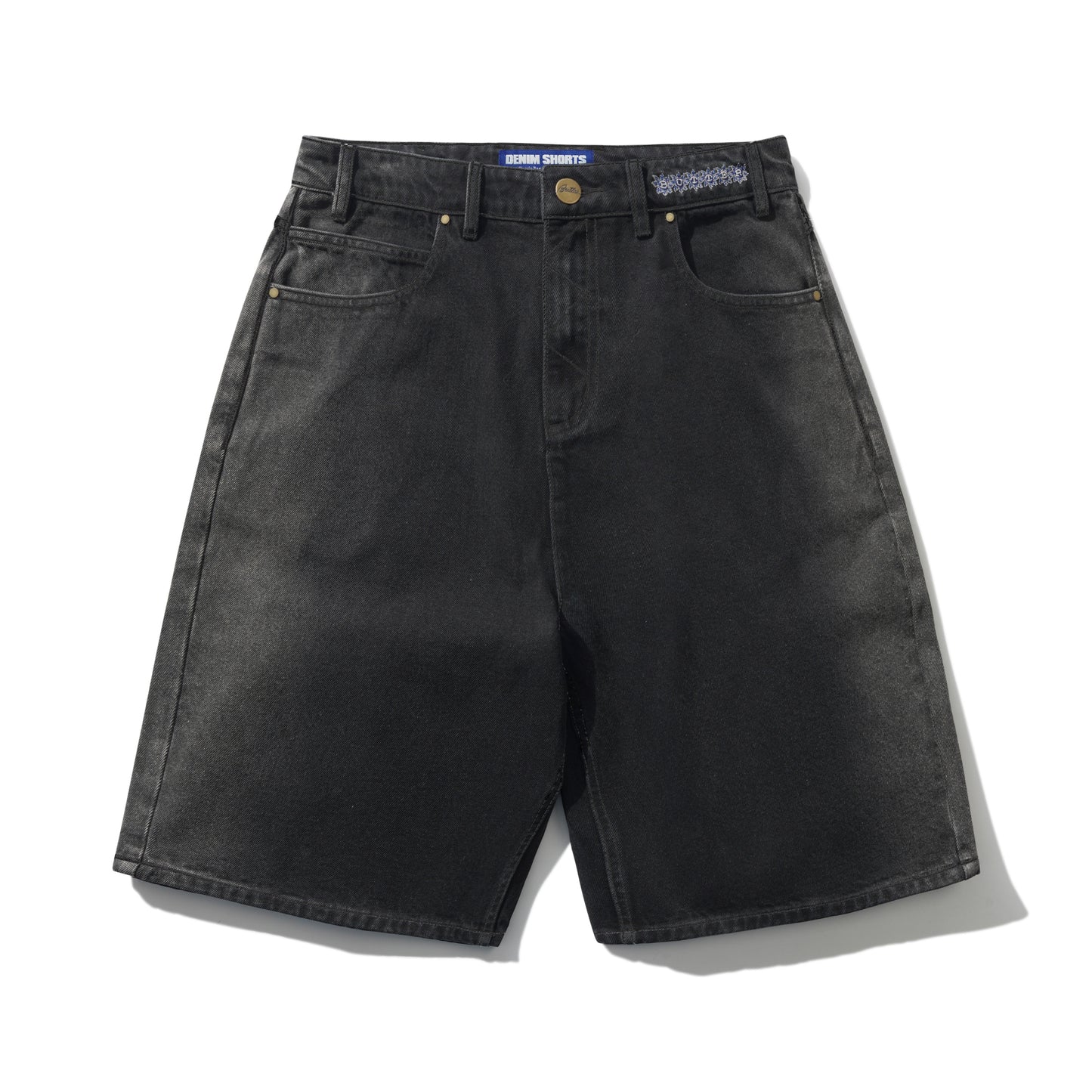 Butter® Bronco Denim Shorts, Washed Black