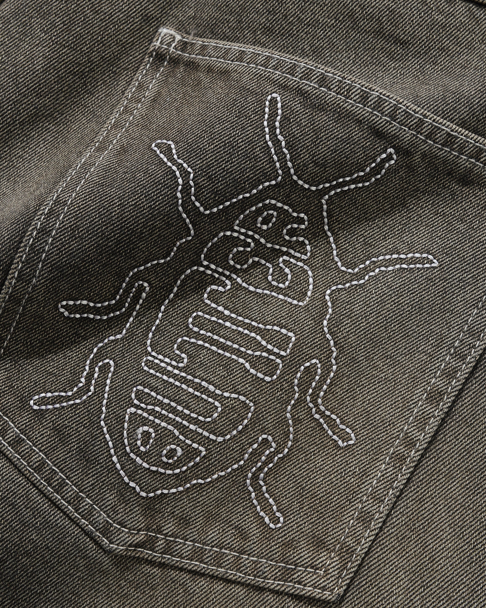 Butter® goods Roach Denim Shorts, Black Wash