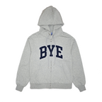 Bye Zip-Up Hoodie - Grey