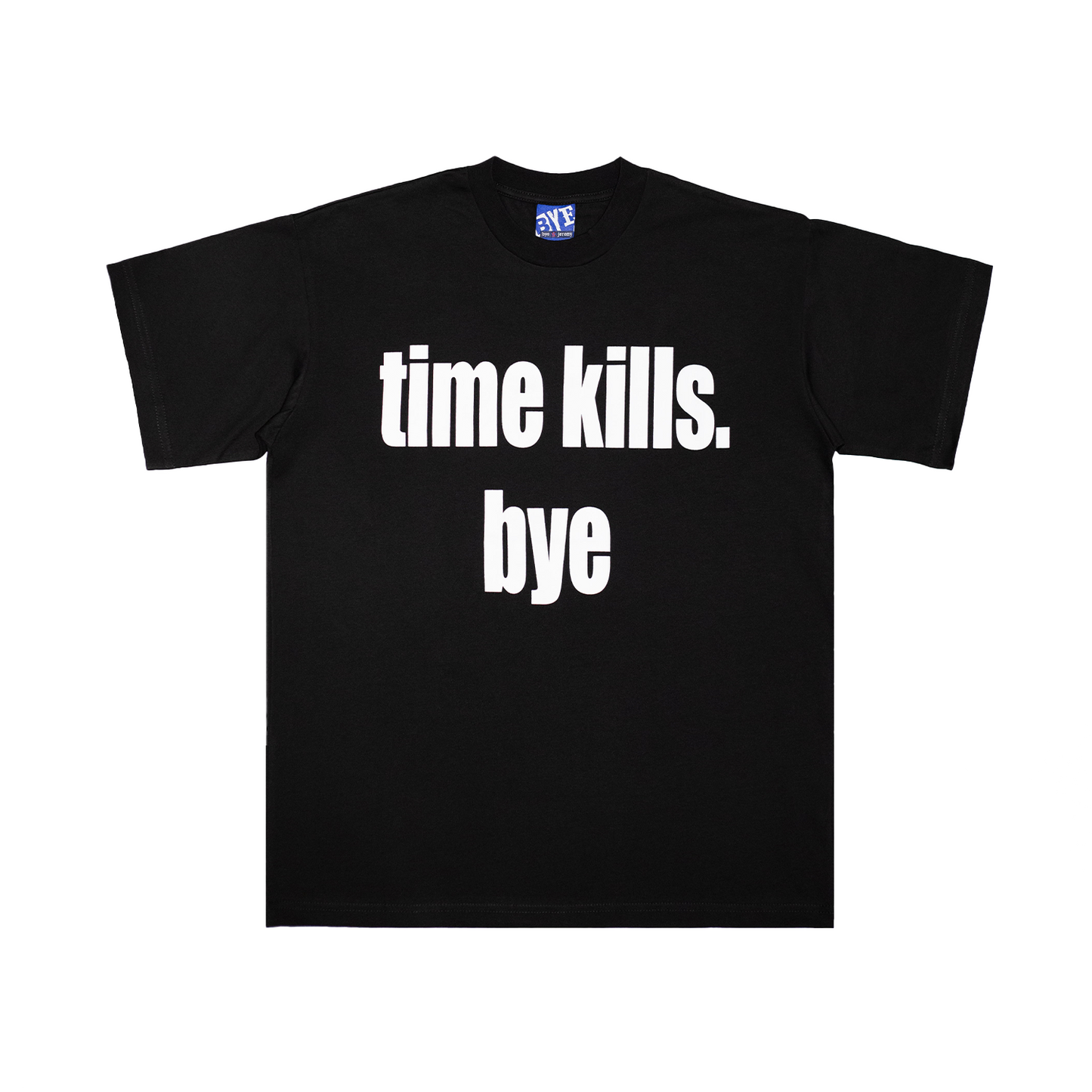 T-shirt Adios - Preto