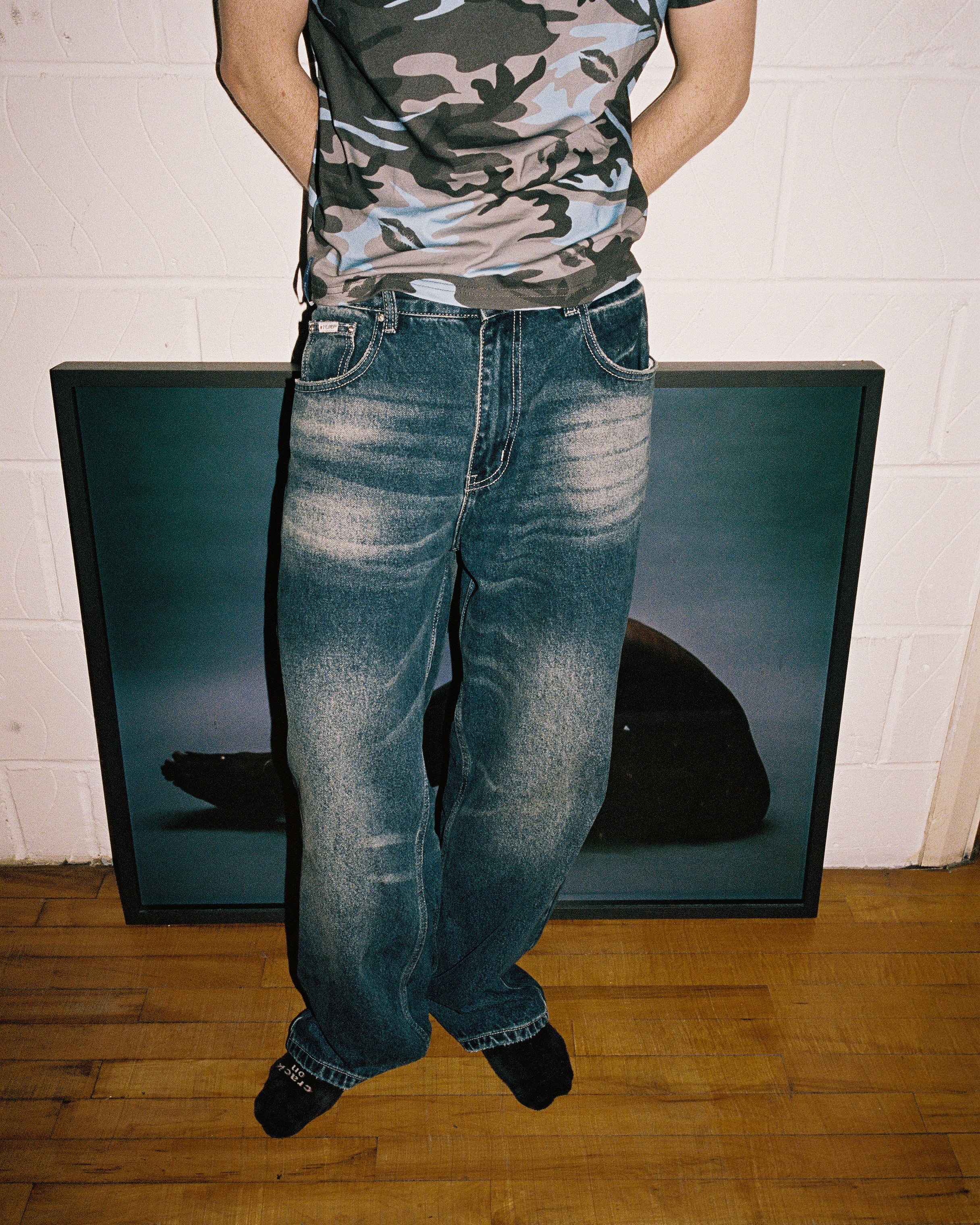 Jeremy's Blue Jeans  - Distressed