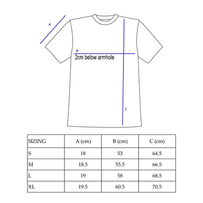 T-shirt Adios - Preto