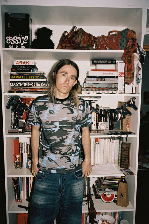 Loves Me Tee - Blue Camo