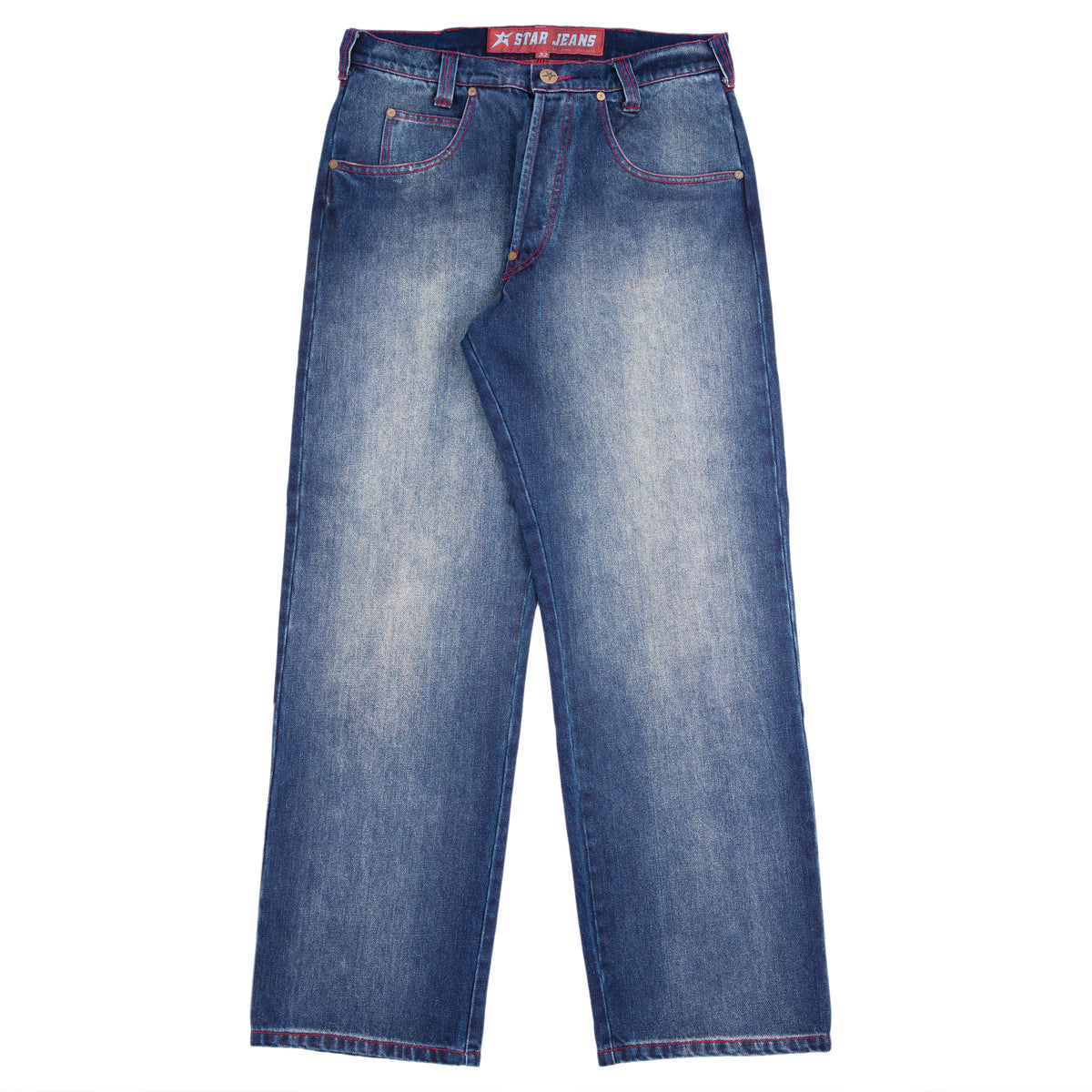 Aged C-Star Jeans - Blue