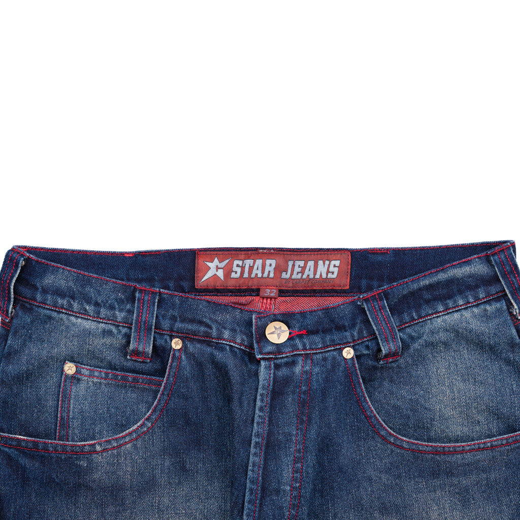 Aged C-Star Jeans - Blue