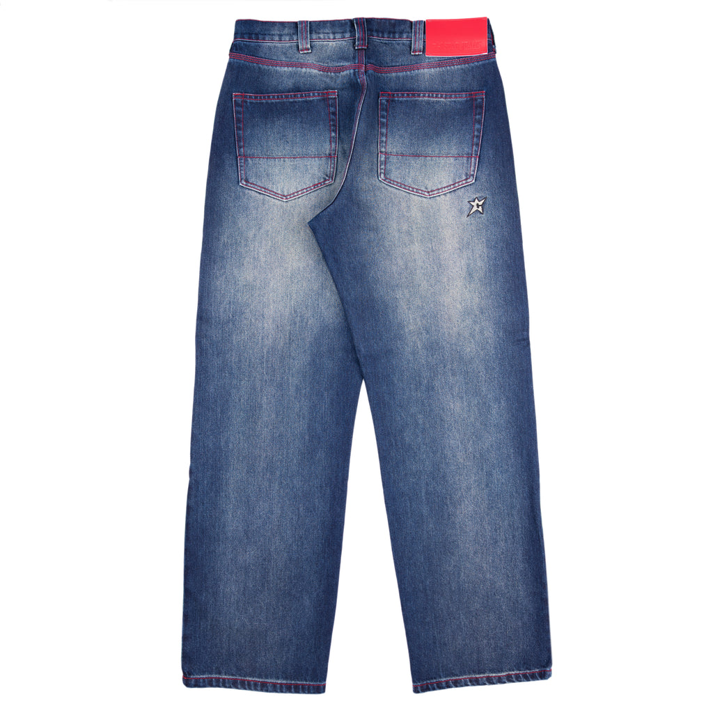 Aged C-Star Jeans - Blue