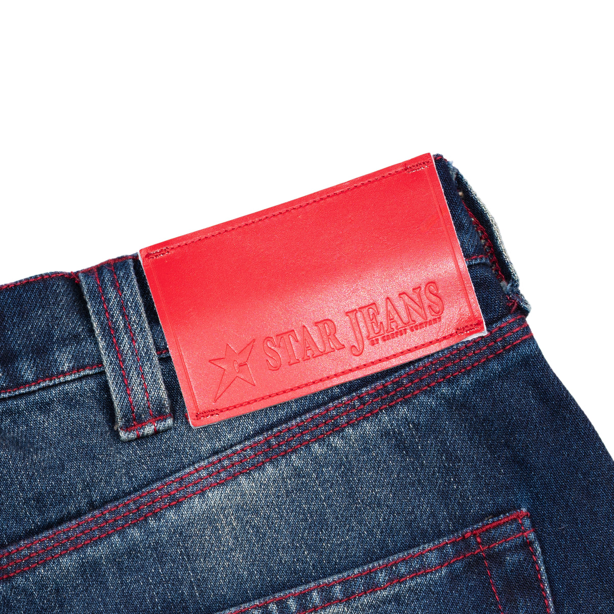Aged C-Star Jeans - Blue