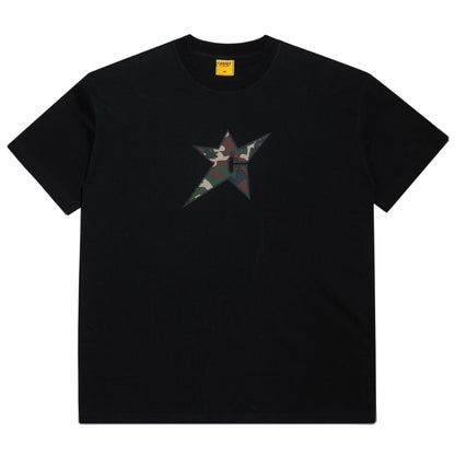 C-Star Logo Camo Tee - Black