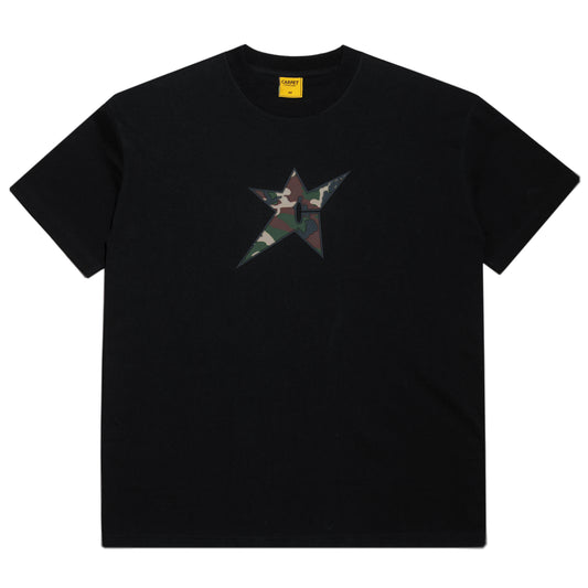 C-Star Logo Camo Tee - Black