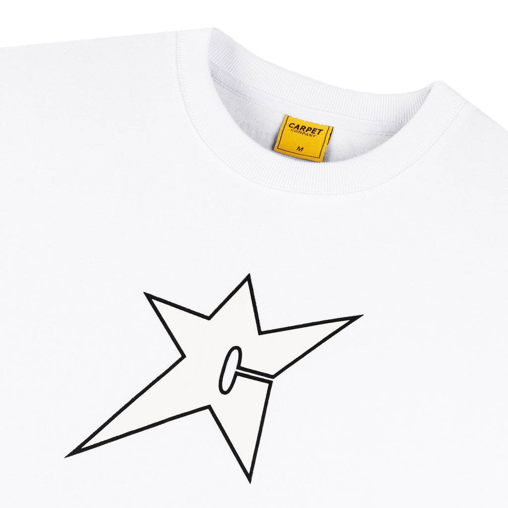 Glow in the Dark C-Star Tee - White