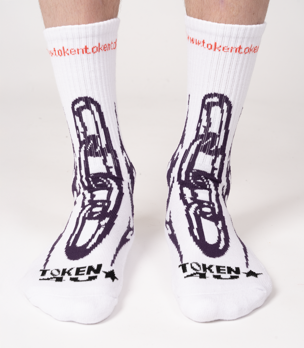 Chain Socks - White