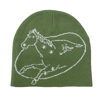 Pegasus Skully Beanie - Matcha