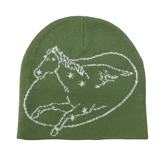 Pegasus Skully Beanie - Matcha