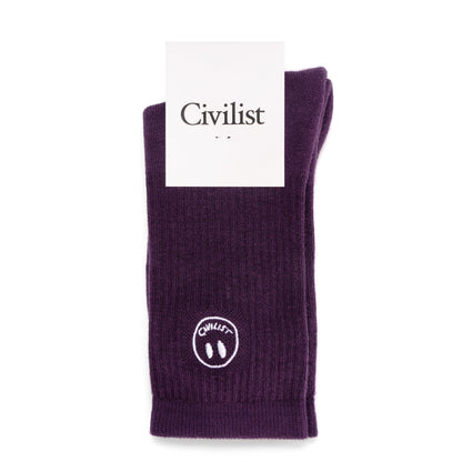 Mono Smiler Socks - Grape