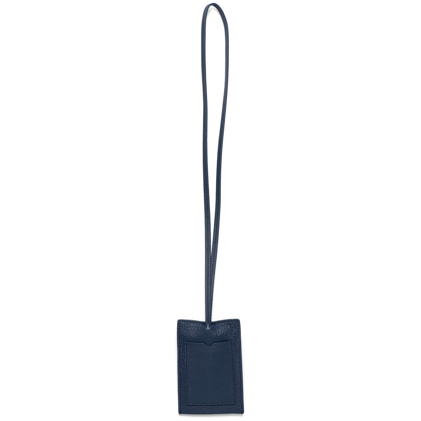 Leather Key Pouch - Blue