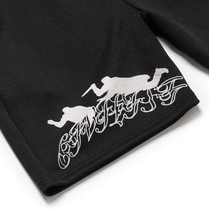 Stab Mesh Shorts - Black