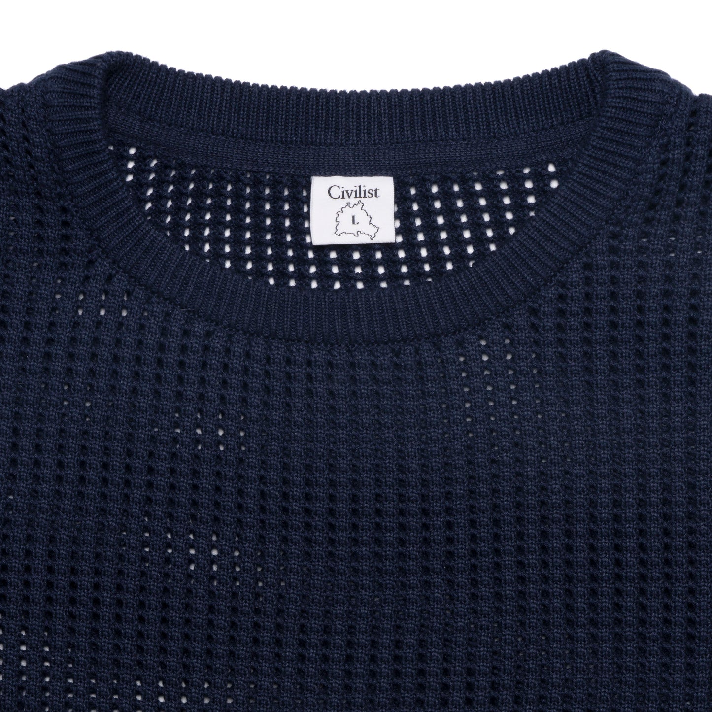 Loose Gauge Knit - Navy