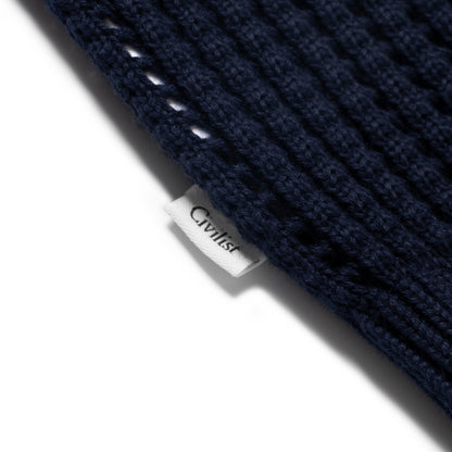 Loose Gauge Knit - Navy