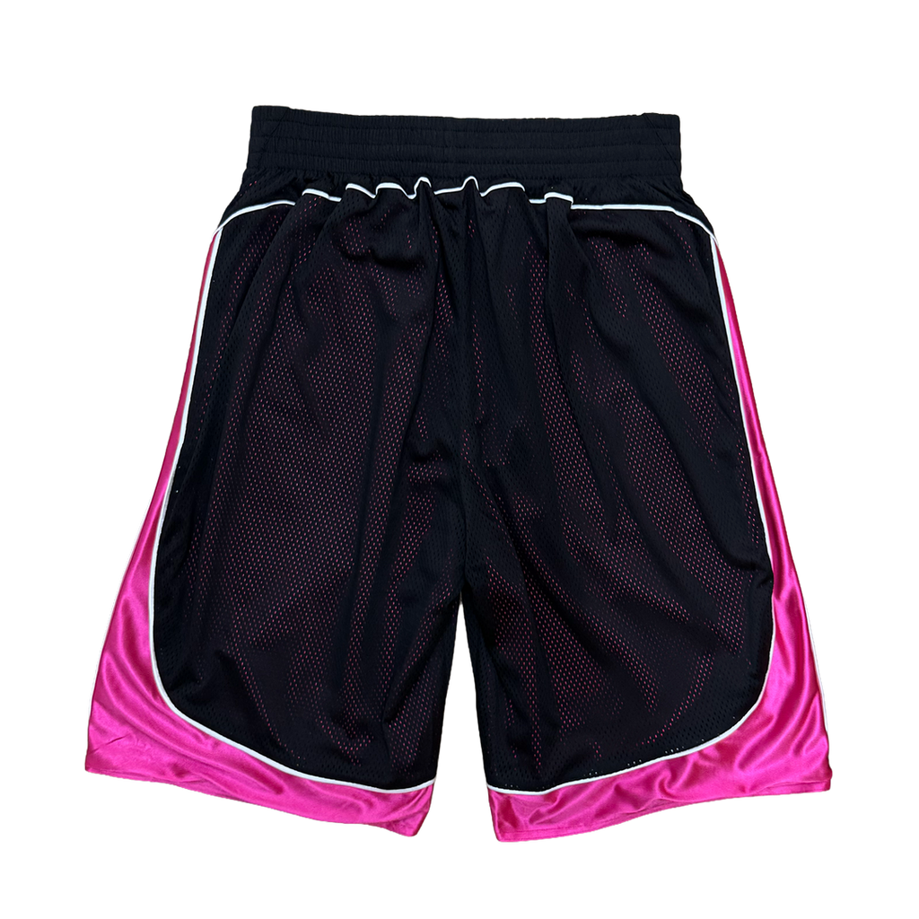 Reversible Court Shorts - Black / Fuchsia