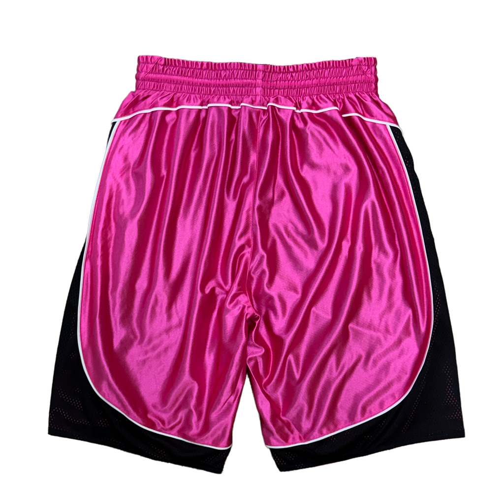 Reversible Court Shorts - Black / Fuchsia