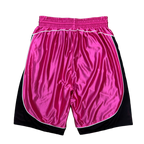 Reversible Court Shorts - Black / Fuchsia