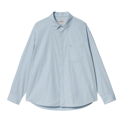 L/S Notus Shirt - Bova Stripe / Bluebird