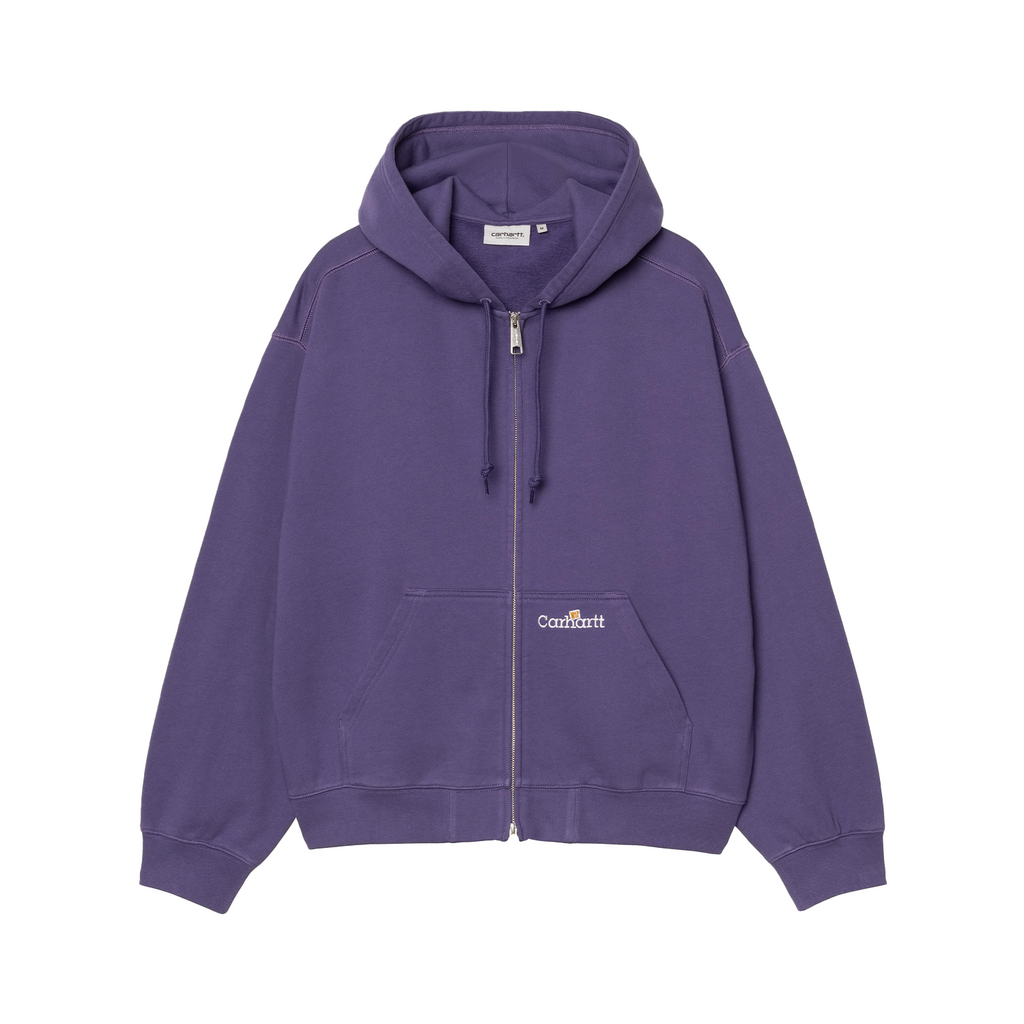 Hooded WIP Label Sweat Jacket - Calla