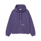 Hooded WIP Label Sweat Jacket - Calla