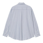 Beale L/S Shirt - Stripe, Gentle Blue / White