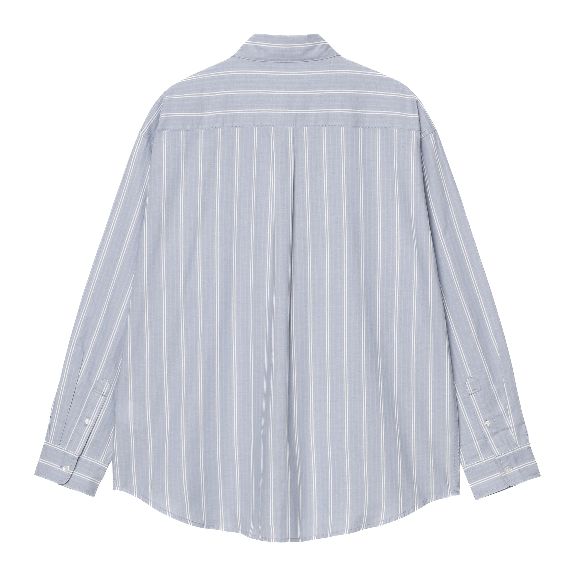 Beale L/S Shirt - Stripe, Gentle Blue / White