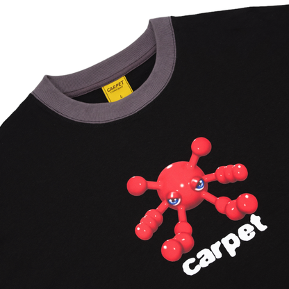 Bacteria Ringer Tee - Black