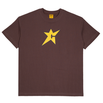 C-Star Logo 24 Tee - Brown